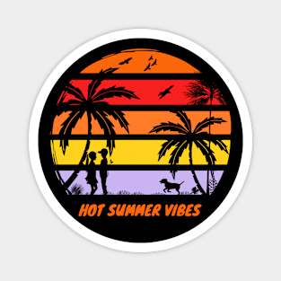 Hot Summer Vibes Magnet